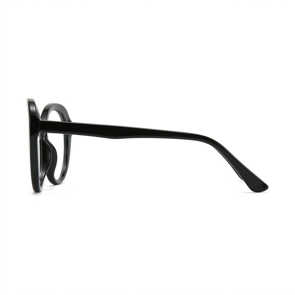 Lunettes Photogray Anti-Reflet – Design Oversize Noir Forme Papillon Chic