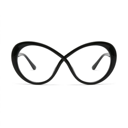 Lunettes Photogray Anti-Reflet – Design Oversize Noir Forme Papillon Chic