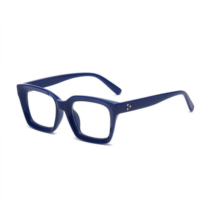 Lunettes Photogray Anti-Reflet – Monture Carrée Bleue Moderne