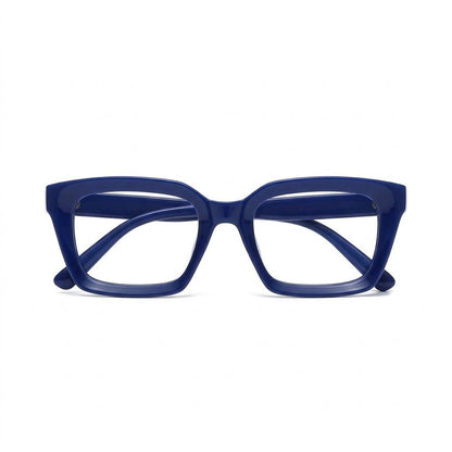 Lunettes Photogray Anti-Reflet – Monture Carrée Bleue Moderne
