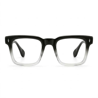Lunettes Photogray Anti-Reflet – Monture Carrée Dégradé Noir Gris Intemporelle