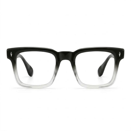 Lunettes Photogray Anti-Reflet – Monture Carrée Dégradé Noir Gris Intemporelle