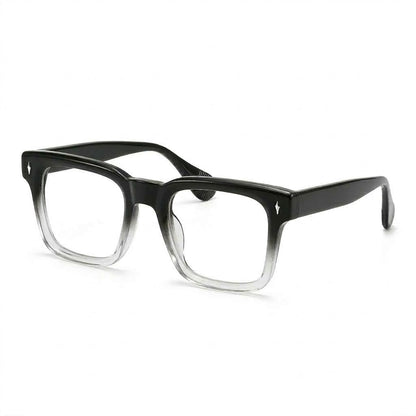Lunettes Photogray Anti-Reflet – Monture Carrée Dégradé Noir Gris Intemporelle