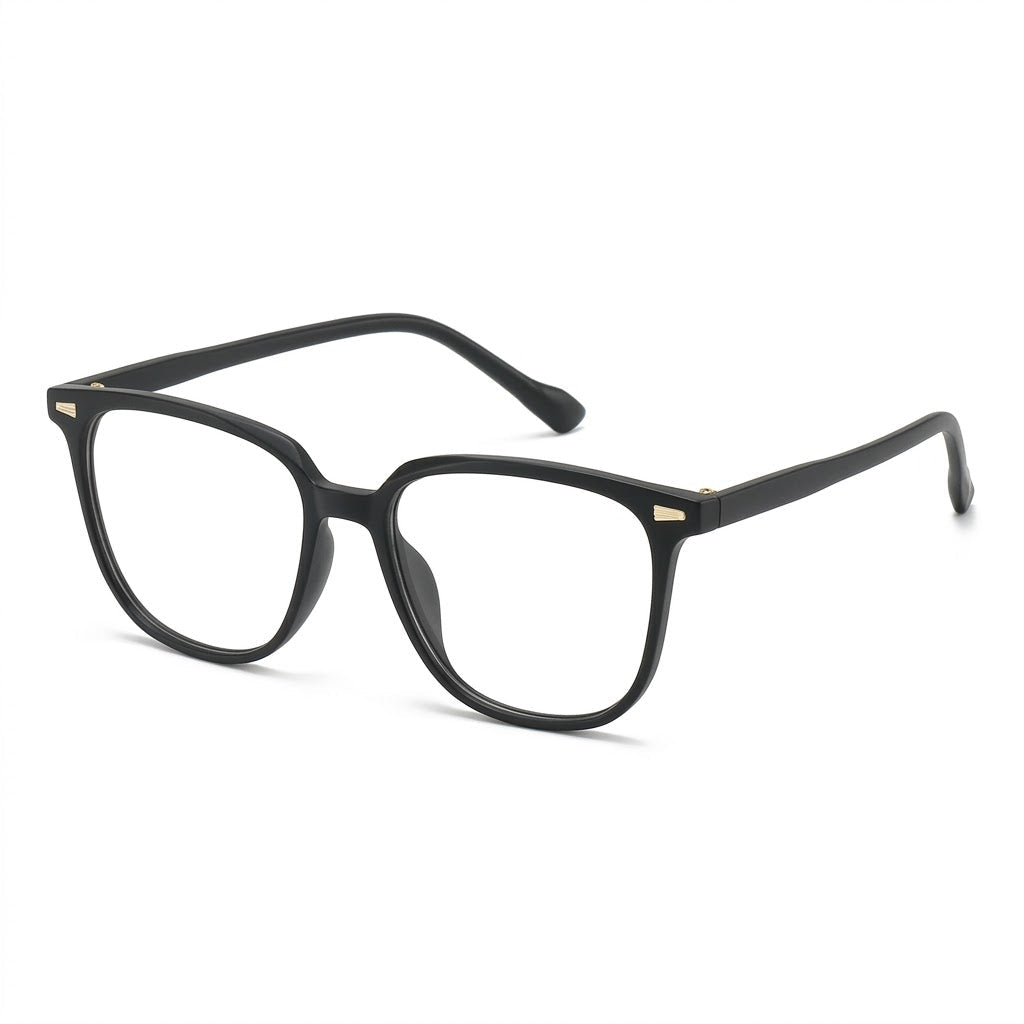 Lunettes Photogray Anti-Reflet – Monture Carrée Noire Fine Chic Urbain