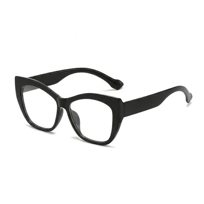 Lunettes Photogray Anti-Reflet – Monture Papillon Angulaire Noire Style Moderne