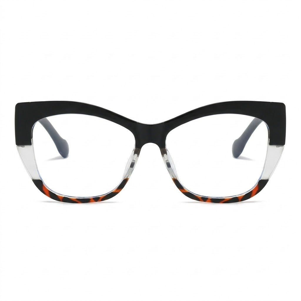 Lunettes Photogray Anti-Reflet – Monture Papillon Noir Dégradé Style Premium