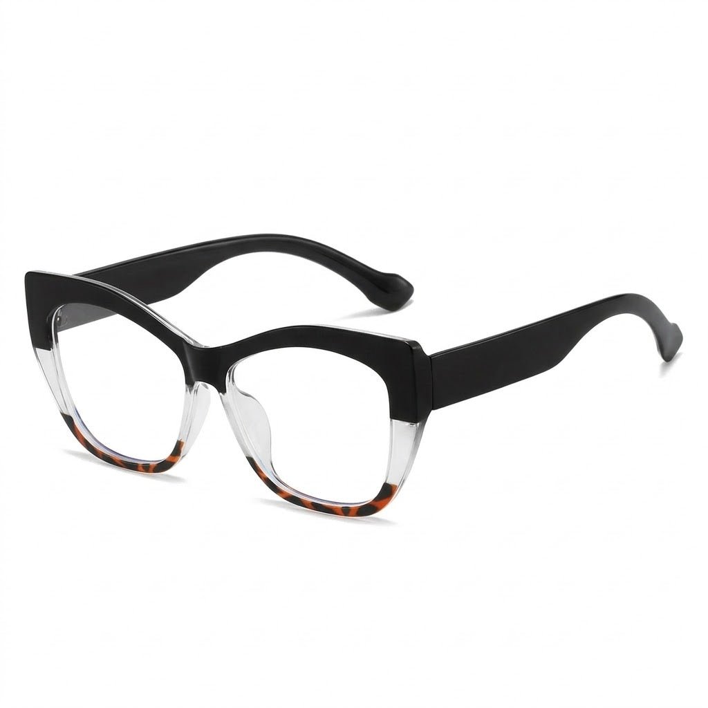 Lunettes Photogray Anti-Reflet – Monture Papillon Noir Dégradé Style Premium