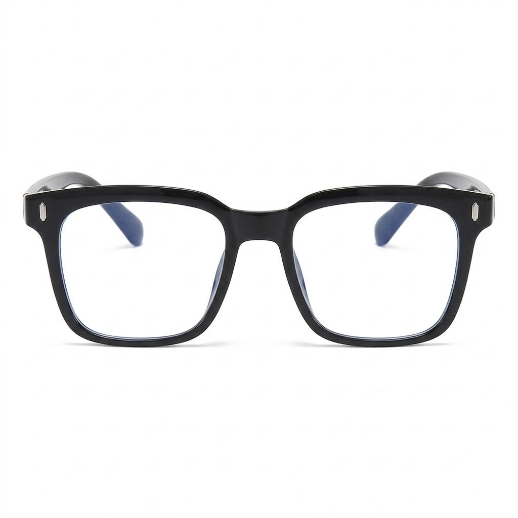 Lunettes photogray rectangulaires noires classiques – Amzi Optique Dakar