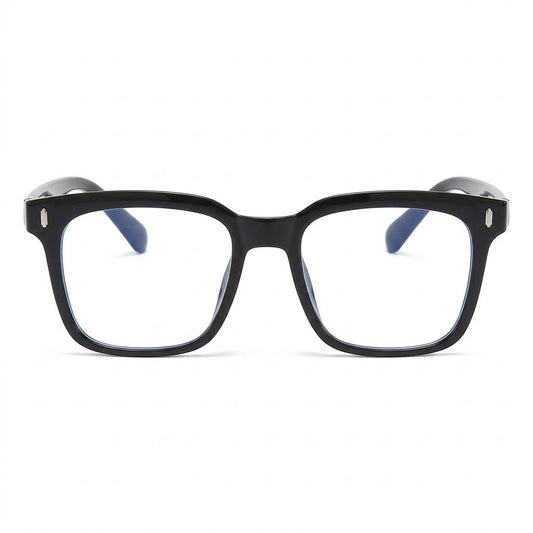 Lunettes photogray rectangulaires noires classiques – Amzi Optique Dakar
