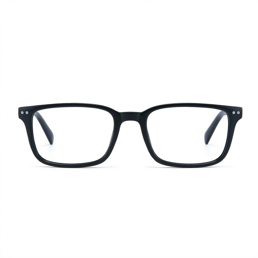 Lunettes Photogray Anti-Reflet – Monture Rectangulaire Noire Silhouette Élégante