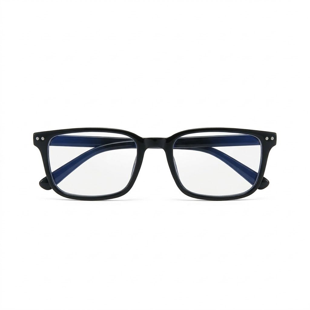 Lunettes Photogray Anti-Reflet – Monture Rectangulaire Noire Silhouette Élégante