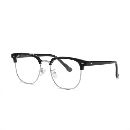 Lunettes Photogray Anti-Reflet – Monture Ronde Demi-Cerclée Chic Moderne