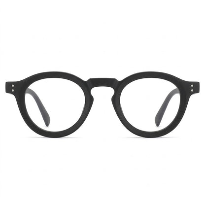 Lunettes Photogray Anti-Reflet – Monture Ronde Noire Raffinée