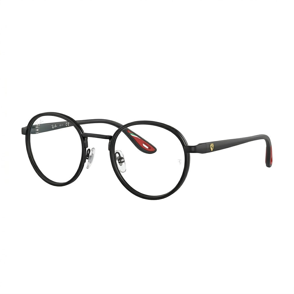 Lunettes Photogray Anti-Reflet Ray Ban – Style rond en métal noir sobre