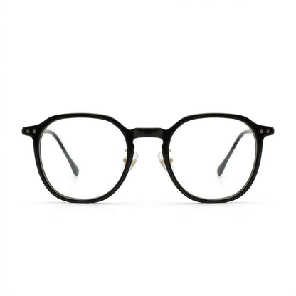Lunettes Photogray – Ronde Polygonale Noire Dorée