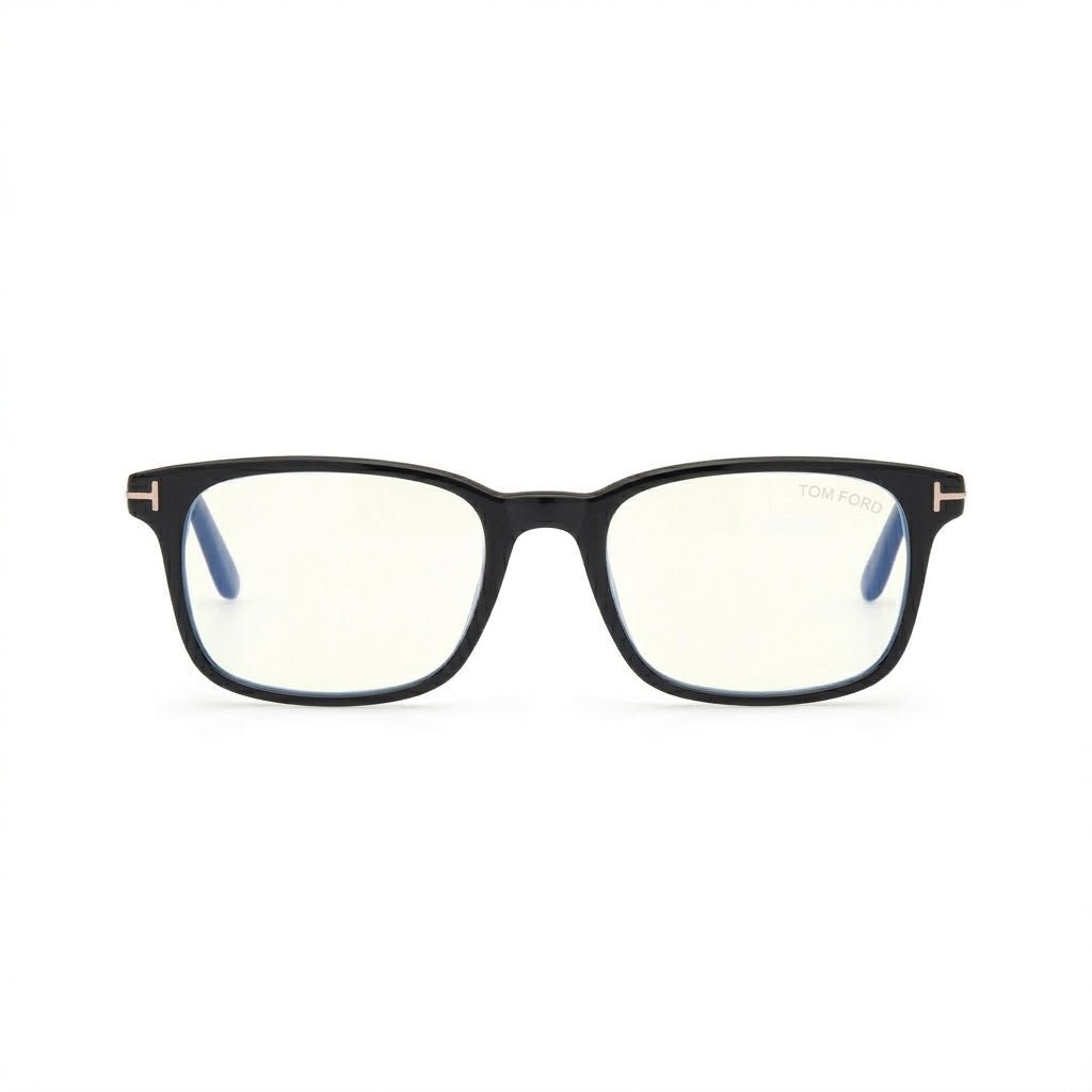 Lunettes Tom Ford Photogray Anti-Reflet – Carré Noir Sobre et Élégant
