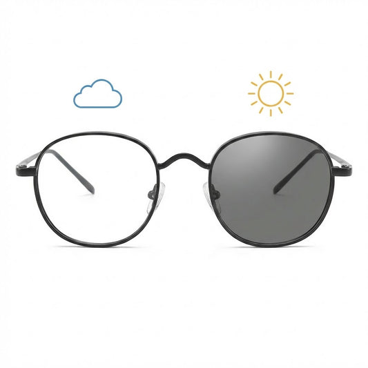 Lunettes Photochromiques – Teinte Automatique – Rond Urbain Premium