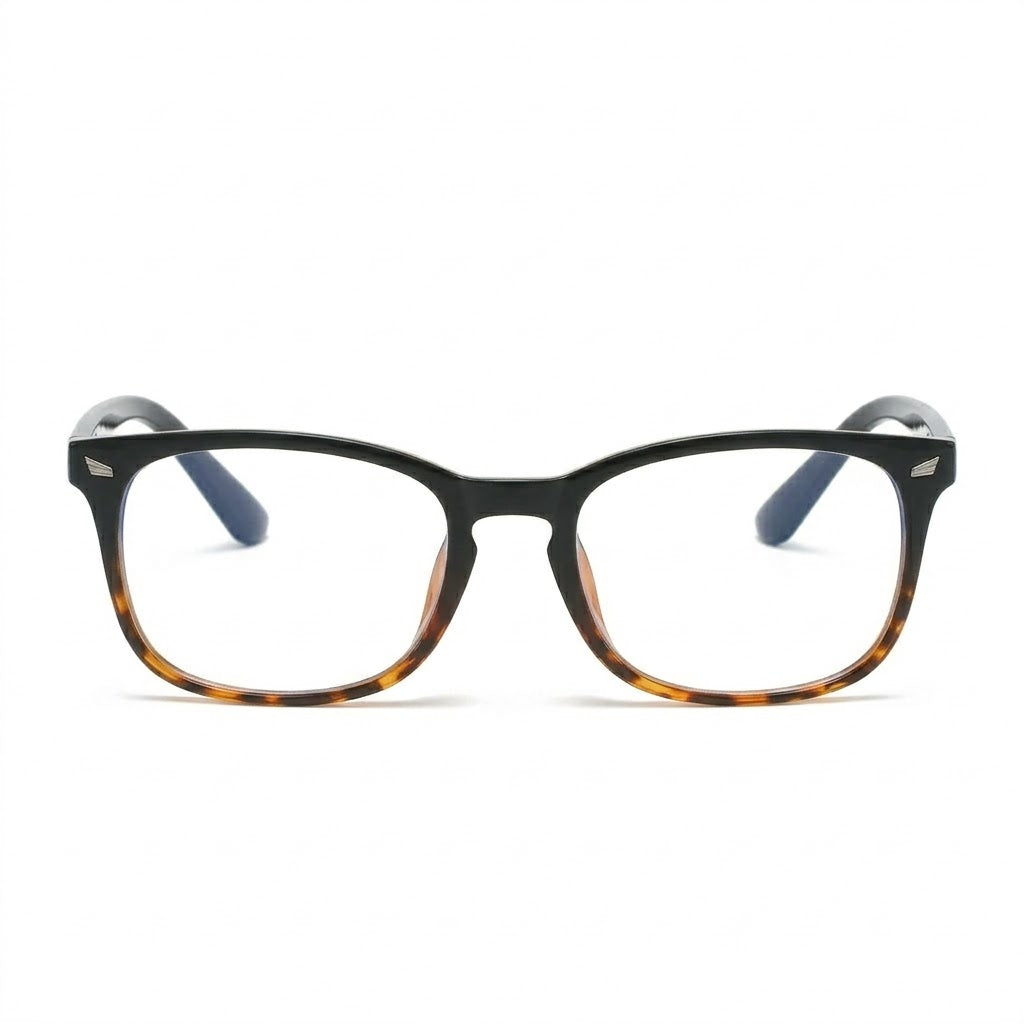 Lunettes Photogray Anti-Reflet – Monture Rectangulaire Écaille Dégradé