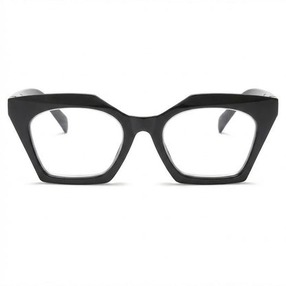 Lunettes Anti-Reflet Photogray – Monture Géométrique Angulaire Style Avant-Garde