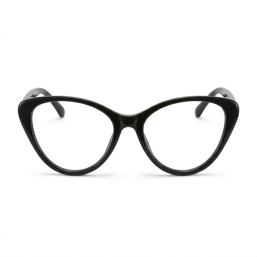 Lunettes Anti-Reflet Photogray – Monture Papillon Écaille Noire