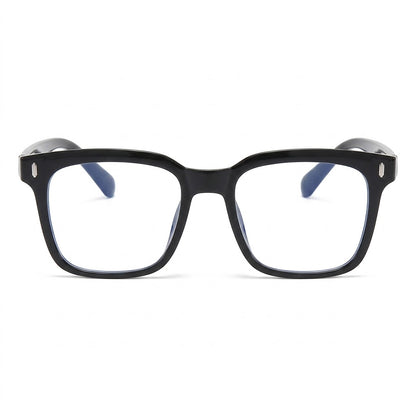 Lunettes Photogray Anti-Reflet – Monture Rectangulaire Noire Classique