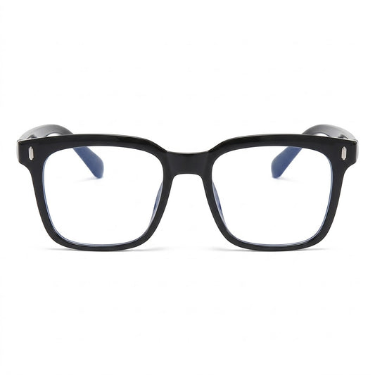 Lunettes Photogray Anti-Reflet – Monture Rectangulaire Noire Classique