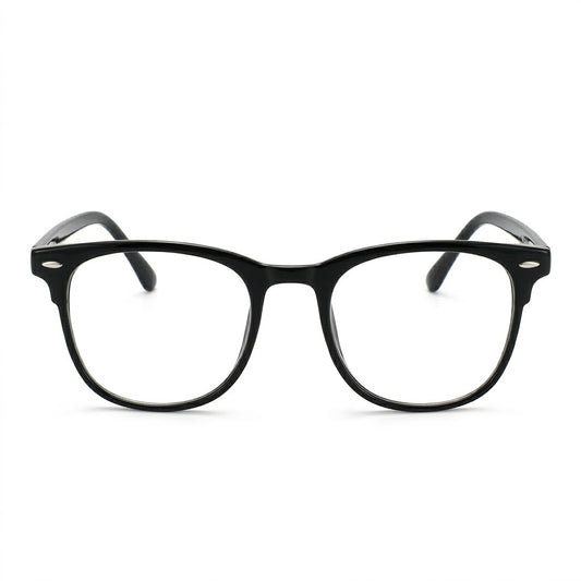 Lunettes Anti-Reflet Photogray – Monture Arrondie Noire Classique