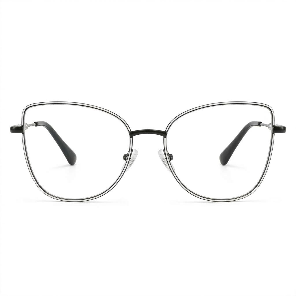 Lunettes Photogray Anti-Reflet – Monture Papillon Métallique Légère