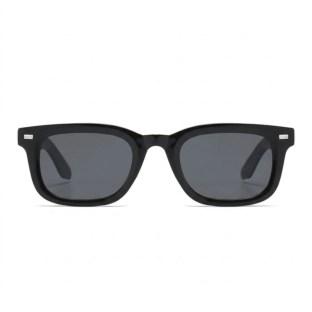 lunettes de soleil polarisées - Lunettes de soleil – Cadre noir contemporain