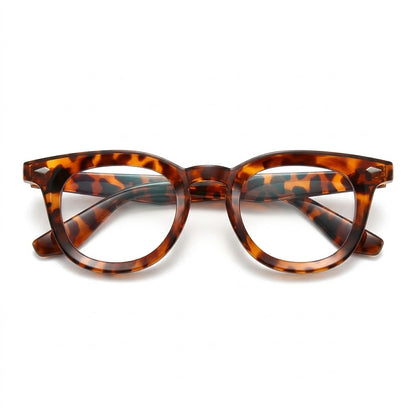 Lunettes Photogray Anti-Reflet – Monture Ronde Écaille Charme Vintage