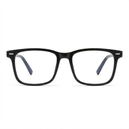 Lunettes Anti-Reflet Photogray – Monture Noire Rectangulaire Moderne