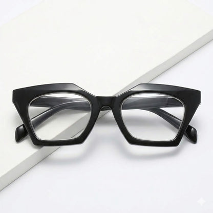 Lunettes Anti-Reflet Photogray – Monture Géométrique Angulaire Style Avant-Garde