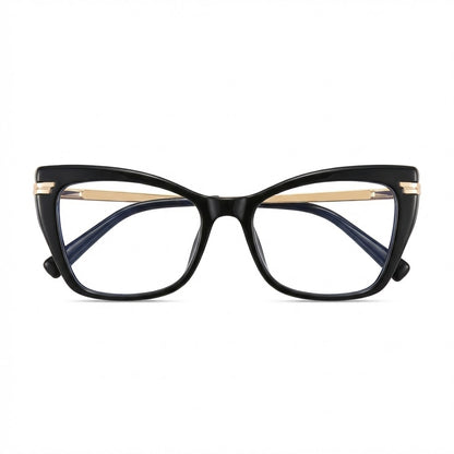 Lunettes Anti-Reflet Photogray – Design Bicolore Noir Doré Raffiné