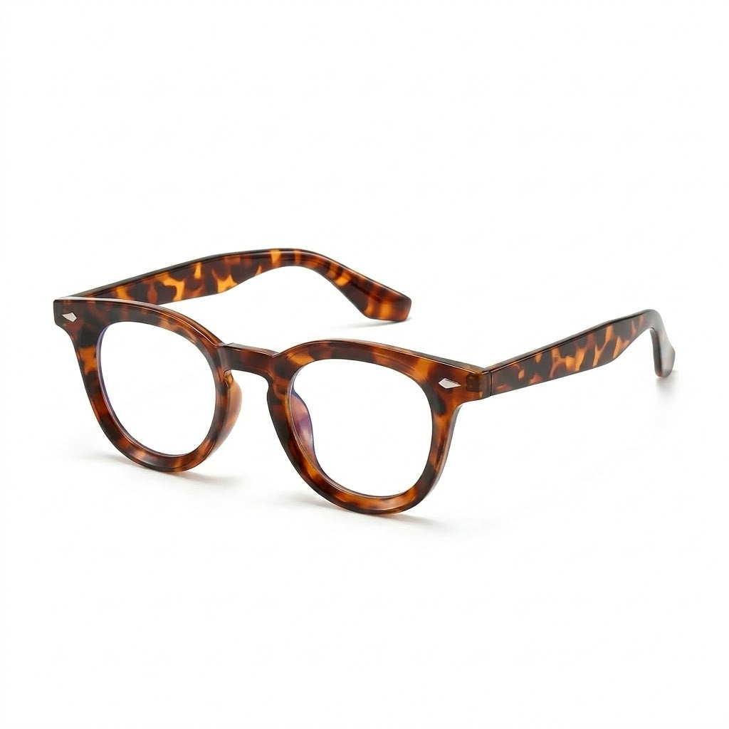 Lunettes Photogray Anti-Reflet – Monture Ronde Écaille Charme Vintage