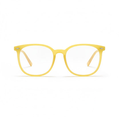 Lunettes Anti-Reflet Photogray – Monture Optique Jaune Pastel
