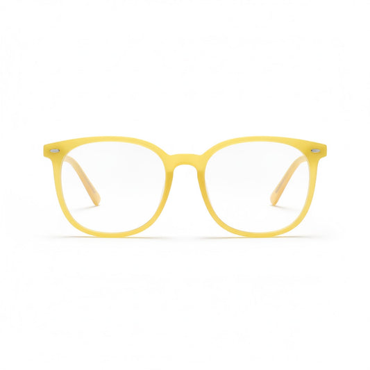 Lunettes Anti-Reflet Photogray – Monture Optique Jaune Pastel