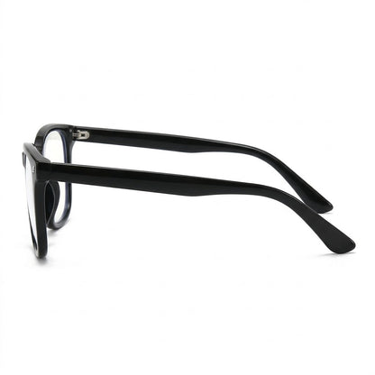 Lunettes Photogray Anti-Reflet – Monture Carrée Noire Design Épuré