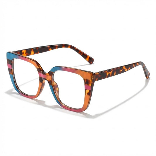 Lunettes photogray carrées écaille colorée oversize – Amzi Optique Dakar