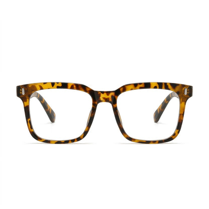 Lunettes Photogray Anti-Reflet – Monture Carrée Motif Écaille Élégant