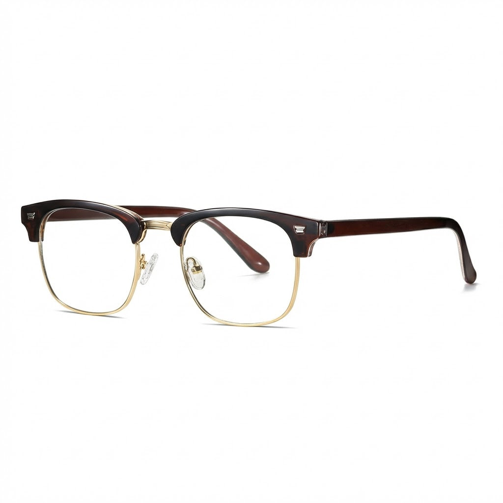 Lunettes Photochromiques – Teinte Automatique – Browline Vintage Élégant