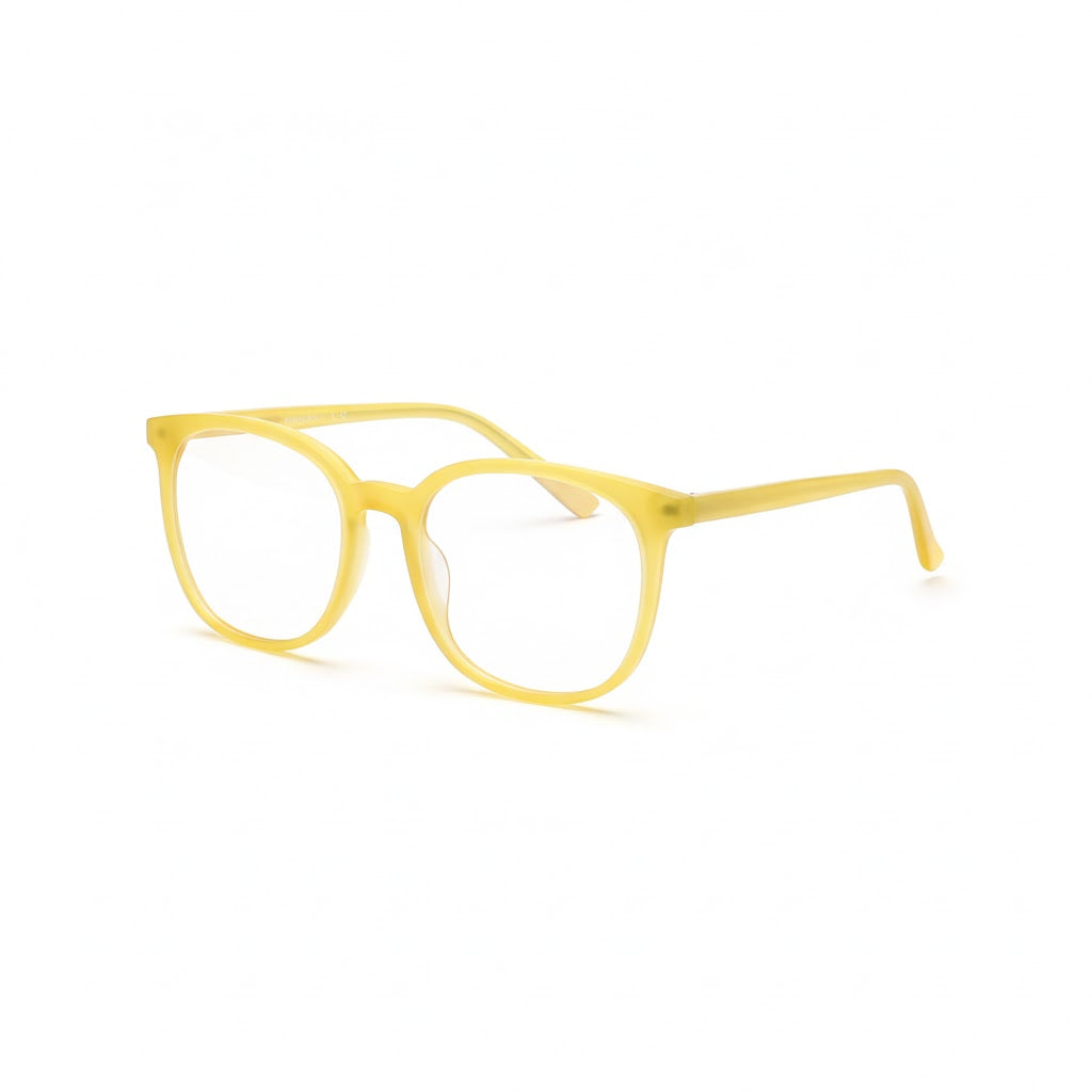 Lunettes Anti-Reflet Photogray – Monture Optique Jaune Pastel